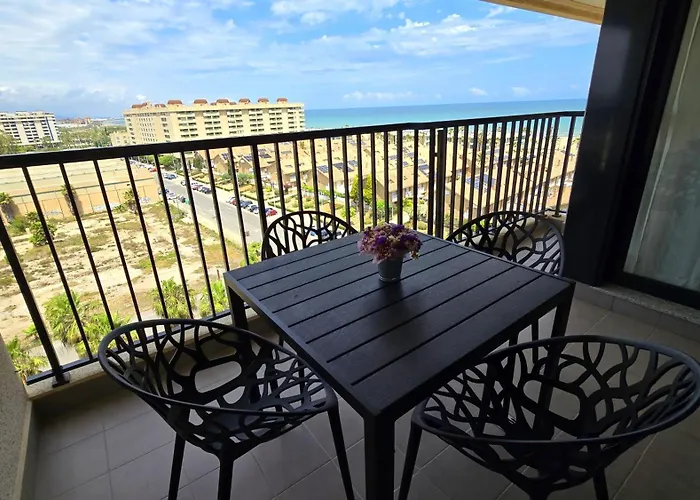 Luxury D9-28 With Terrace And Sea Views With Two * Valencia