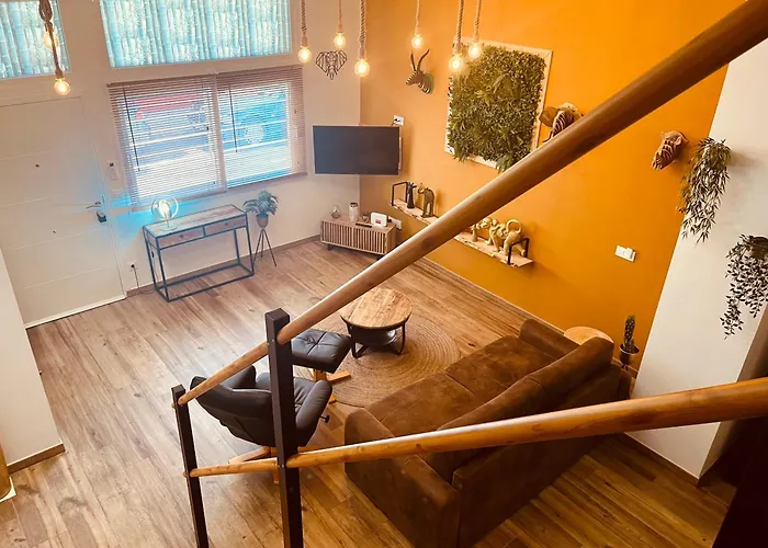 Duplex Tipo Loft De Estilo Selvatico Y Safari, Con Encanto Y A Pasos Del Mar Διαμέρισμα