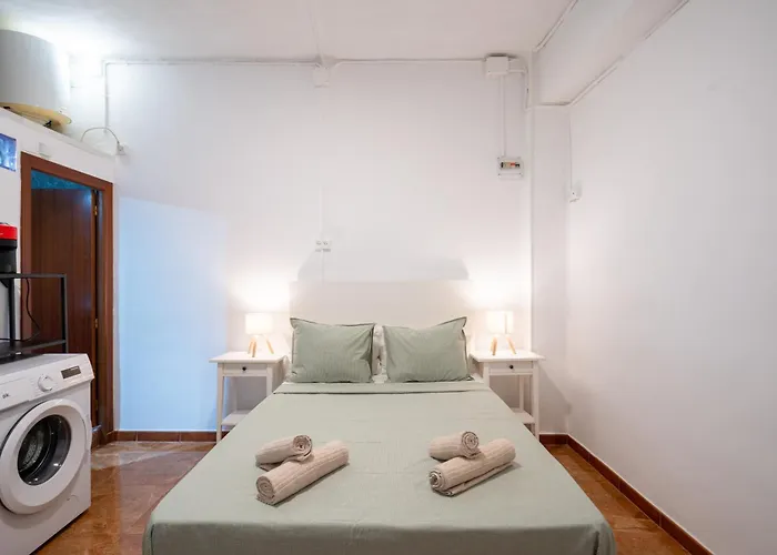 Apartmán Loft Economico Cerca Del Centro 1 Domitorio Y Sofa Cama 4pax Ac Valencie