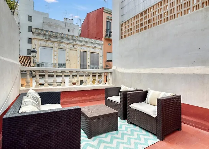 Casa Playa Arenas Con Terraza *