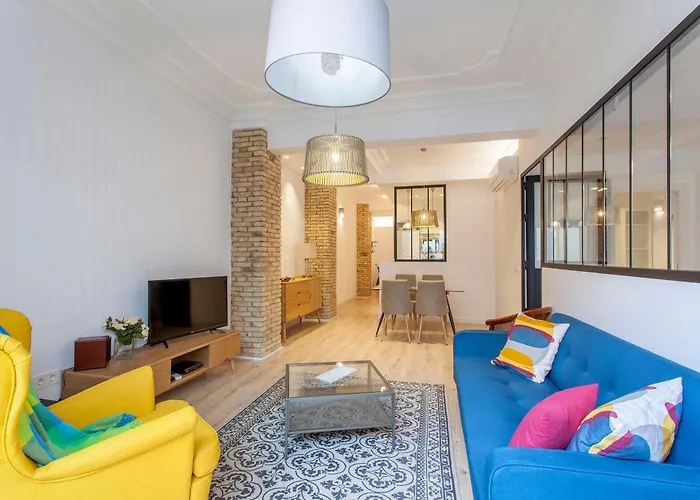 With Terrace In Extramurs 아파트 *