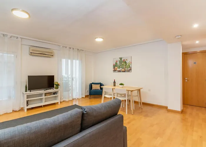 Invalencia Negrito Flat 3 Bdrm & 2 Wc Center 아파트 발렌시아