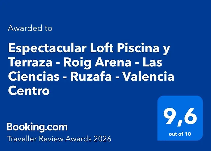 Espectacular Loft Piscina Y Terraza - Roig Arena - Ciencias - Ruzafa - Centro Διαμέρισμα Βαλένθια