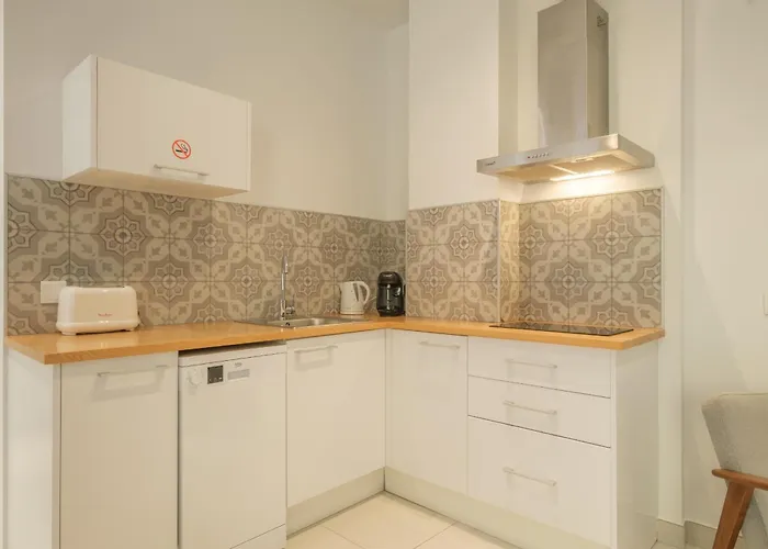 Chic & Comfortable Apartment, Private Terrace Hotel apartamentowy Walencja