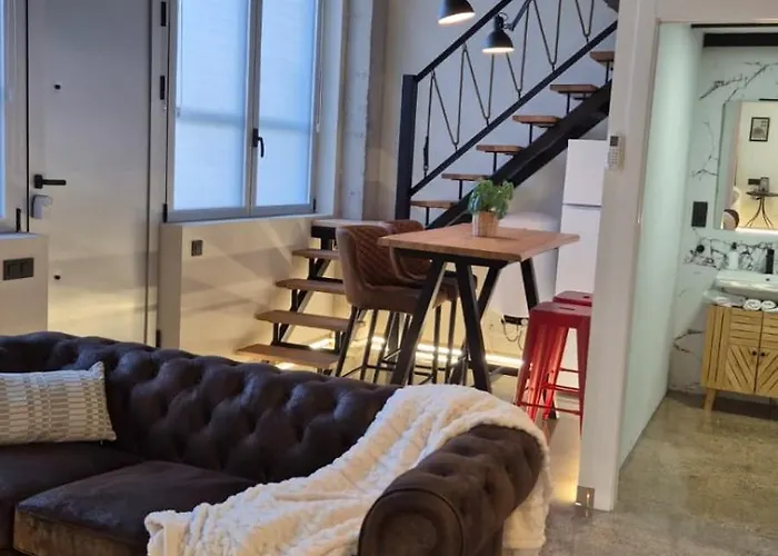 Impresionante Apartamento Industrial Wifi Gratis Hasta 4 Os Encantara فالنسيا