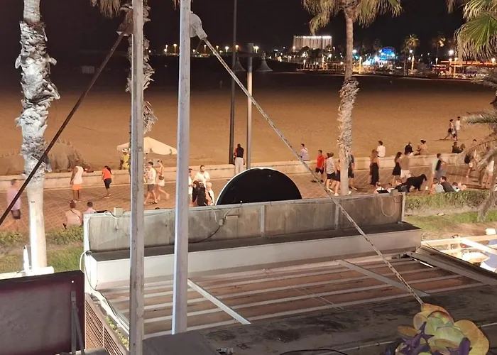 Apartman Con Gran Terraza Frente Al Mar Playa Valencia