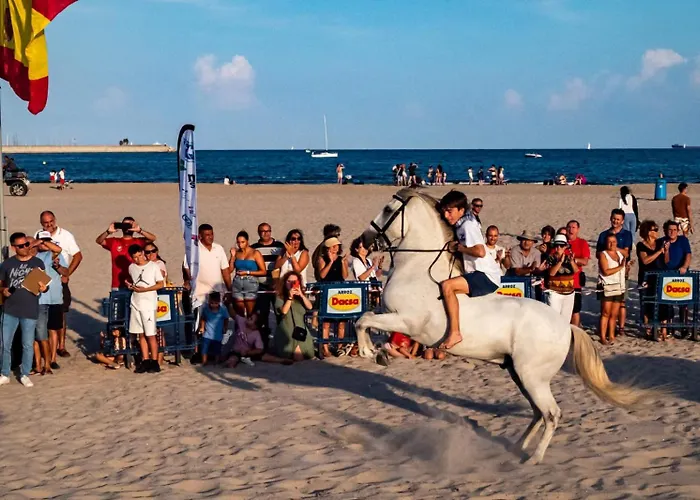 דירה Pinedo Playa Rustico *