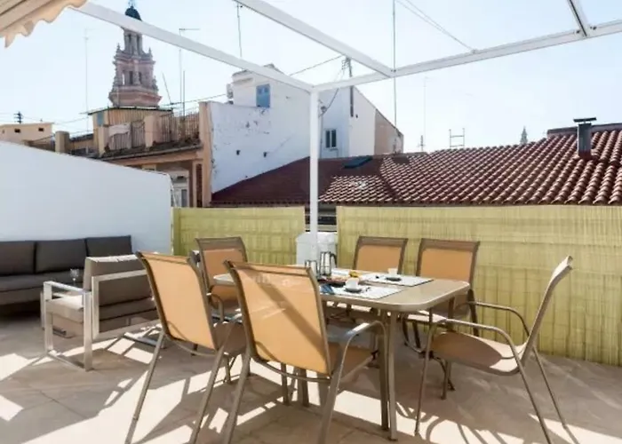 Florit Flats - Center 2br 2ba Attic Terrace View Wifi Ac *