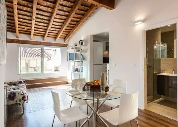 아파트 Florit Flats - Center 2br 2ba Attic Terrace View Wifi Ac