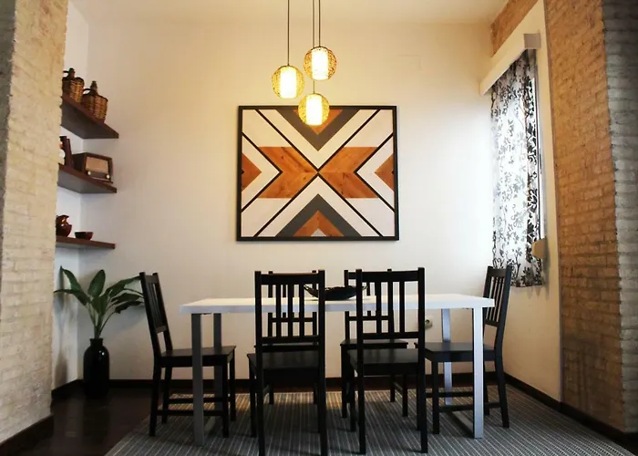 아파트 Ruzafa, Centro Ciudad. Terraza-wifi 발렌시아