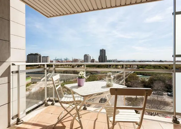 En La Ciudad De Ciencias Y Cerca De La Playa 아파트 발렌시아