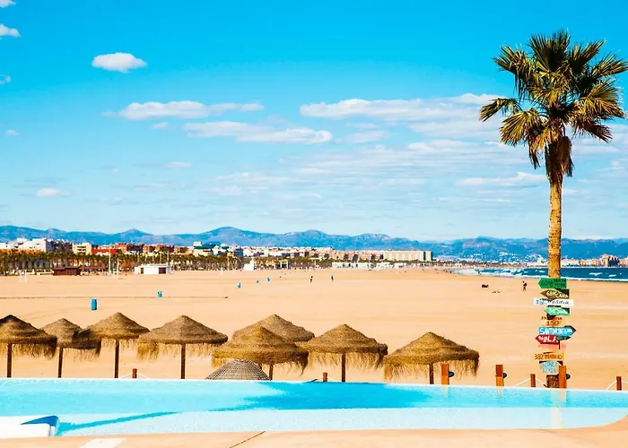 On The Beach,pool,wifi,garage,valencia