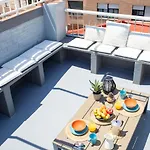 Florit Flats - Cabanyal 3 Bedroom Wifi Ac Terrace Penthouse *