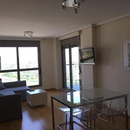 شقة Oceanografic Apartamento Parking Wifi