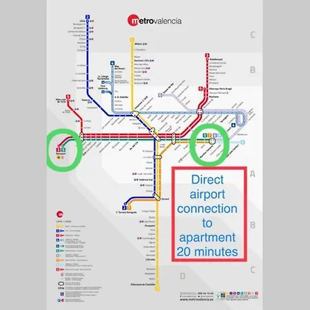 / Playa Cabanyal, Puerto, Cuidad Artes Apartament