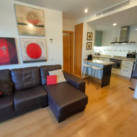 Non Stress Arena Primera Linea De Playa Lägenhet *