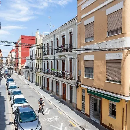 アパート Casa Rosario Cabanyal Flat Near The Beach, High End バレンシア