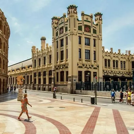 Centrico Cerca Al Ayuntamiento+luminoso+acogedor Apartmán Valencie