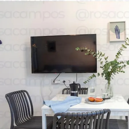 Al5 Seaside Bliss-stylish Loft Steps From Malvarrosa