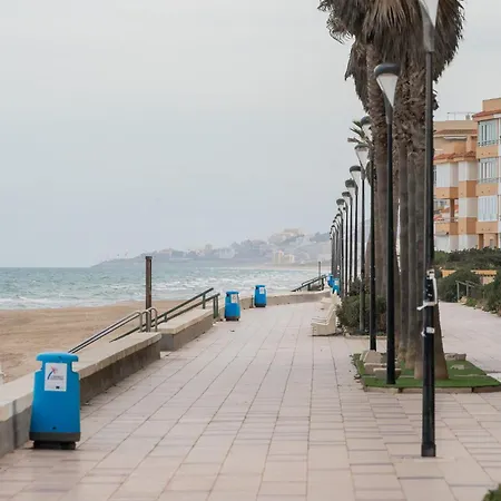 Ocean's Whisper: Les Palmeres Seaview Sanctuary Apartment Valencia
