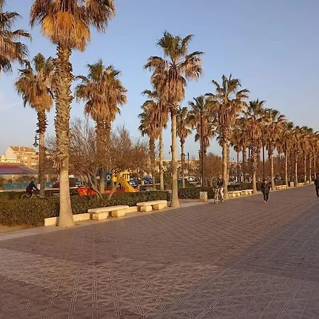 Malvalindabeach Loft Benlliure Malvarrosa/patacona Lägenhet *