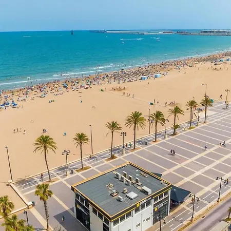Проживание в семье Mirador 1 Del Mercado - Con Bano Privado En El Centro De La Ciudad Vella Валенсия