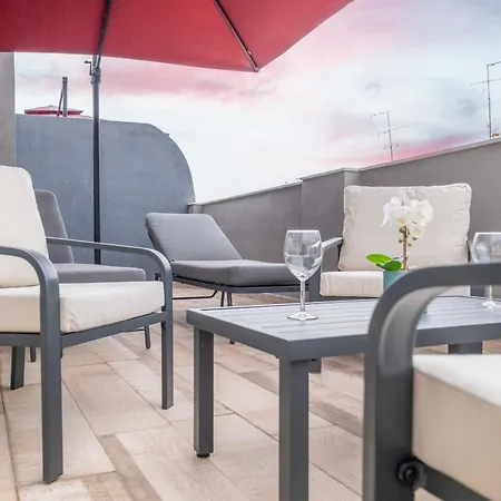 Spacious Penthouse With Private Terrace Valência