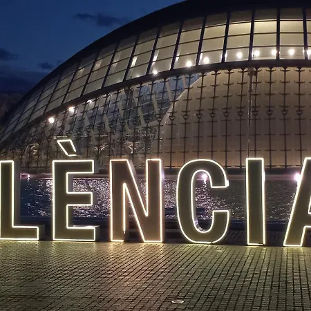 아파트 Espectacular Loft Piscina Y Terraza - Roig Arena - Ciencias - Ruzafa - Centro