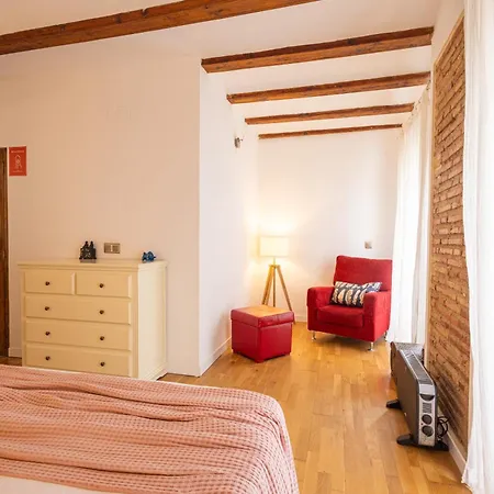 アパート Florit Flats - Charming Loft With Terrace - 4 Guests - In Ruzafa *