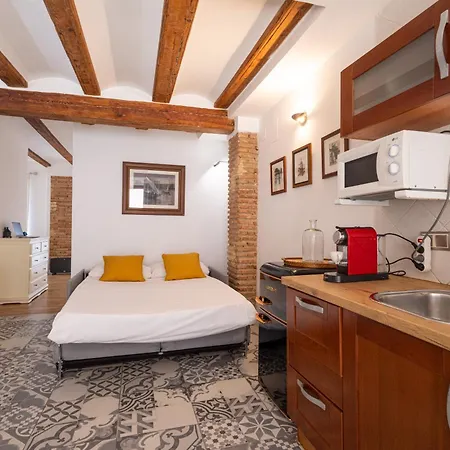 Florit Flats - Charming Loft With Terrace - 4 Guests - In Ruzafa