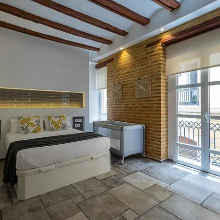 公寓 Florit Flats - Center Modern 1br 2bth Terrace Wi-fi Ac 瓦伦西亚