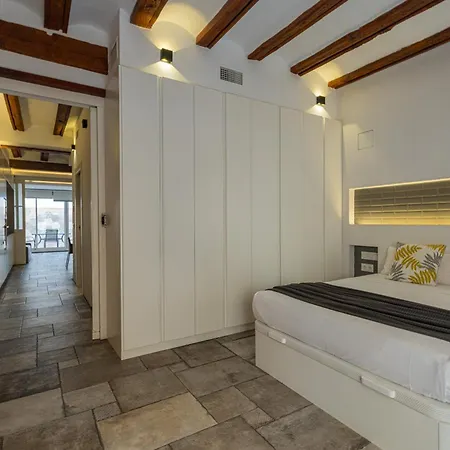 公寓 Florit Flats - Center Modern 1br 2bth Terrace Wi-fi Ac 瓦伦西亚