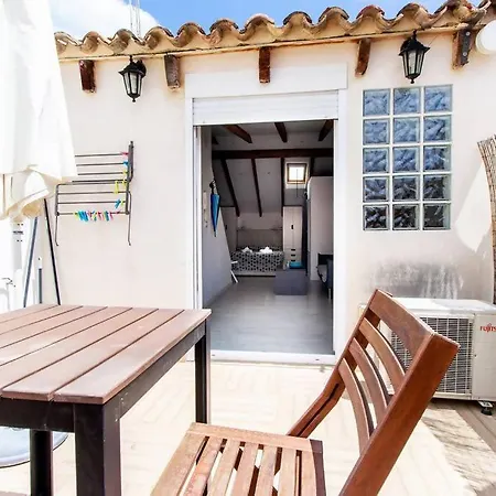 شقة Estudio Parejas Con Terraza En La Playa
