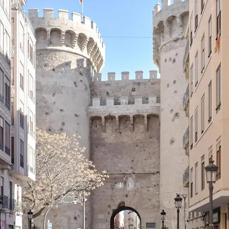 Sunny Cozy Penthouse With A Terrace At Plaza Del Carmen فالنسيا