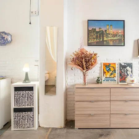 Vintage Con Wifi Y Terraza Privada Daire