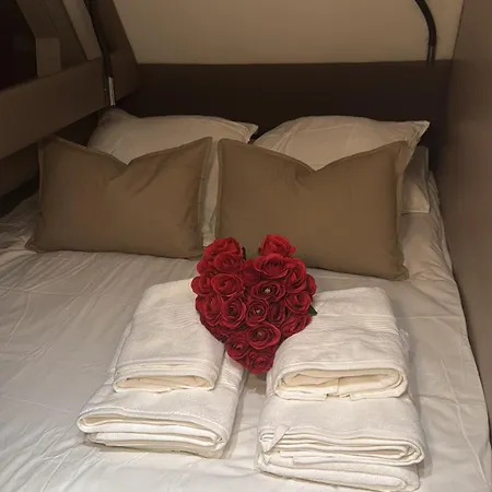 Luxury Catamaran In Marina *