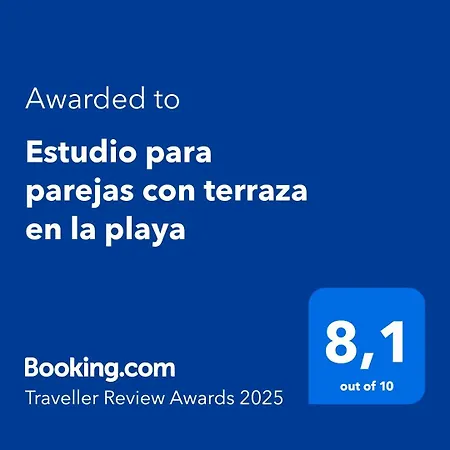 Estudio Parejas Con Terraza En La Playa شقة