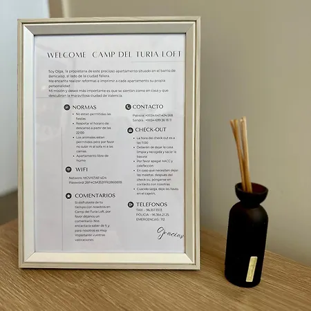 Loft Camp Del Turia A5 - Housevanlive Apartamento