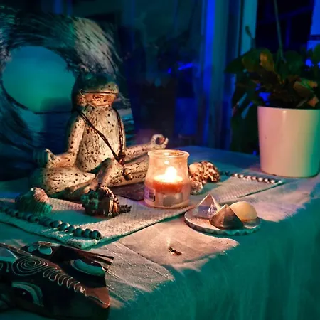 Blue Double Private At Front - En La Playa Piso Compartido Rum i privatbostad