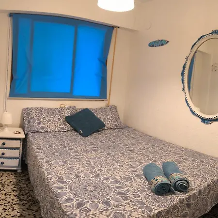 Blue Double Private At Front - En La Playa Piso Compartido * Valencia