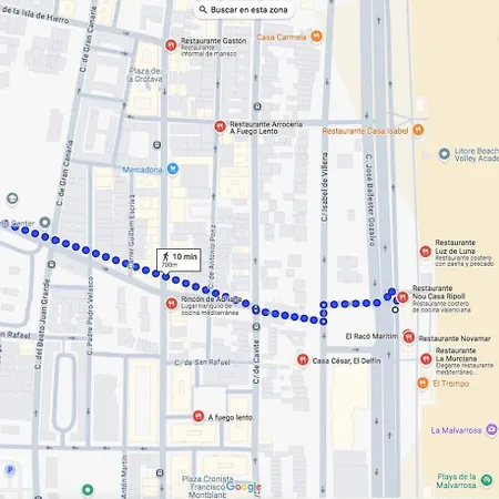 Apartamento Acogedor Loft En Cabañal Playa Malvarosa *