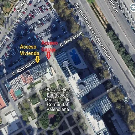 شقة Atico Ciudad De Ciencias Terraza Y Parking *