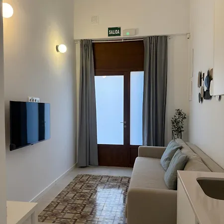 Céntrico Con Terraza Interior Appartamento *