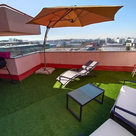 Malvarrosa Penthouse 4 Rooms, Suite, Terrace And Balcony * Валенсия