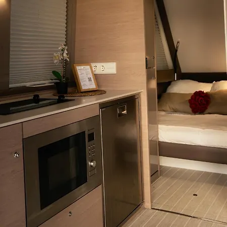 Botel Luxury Catamaran In Marina *