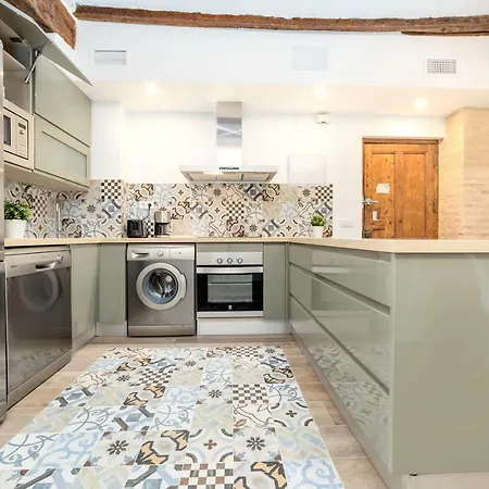 Florit Flats - Cathedral Luxury Terrace Flat 2br 2ba Ac Wifi 公寓 瓦伦西亚