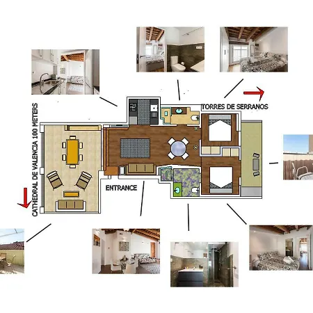 Apartamento Florit Flats - Center 2br 2ba Attic Terrace View Wifi Ac *