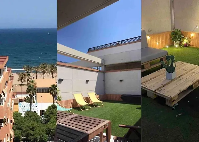 Atico Playa Patacona. Parking Incluido Apartmán *