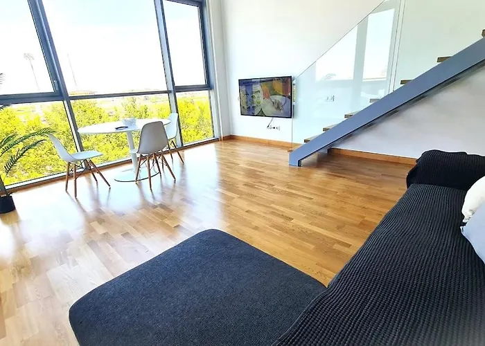 E-arenas With Terrace In Edificio Arenas شقة *