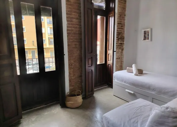 شقة Cozy Loft Style In El Cabanyal فالنسيا
